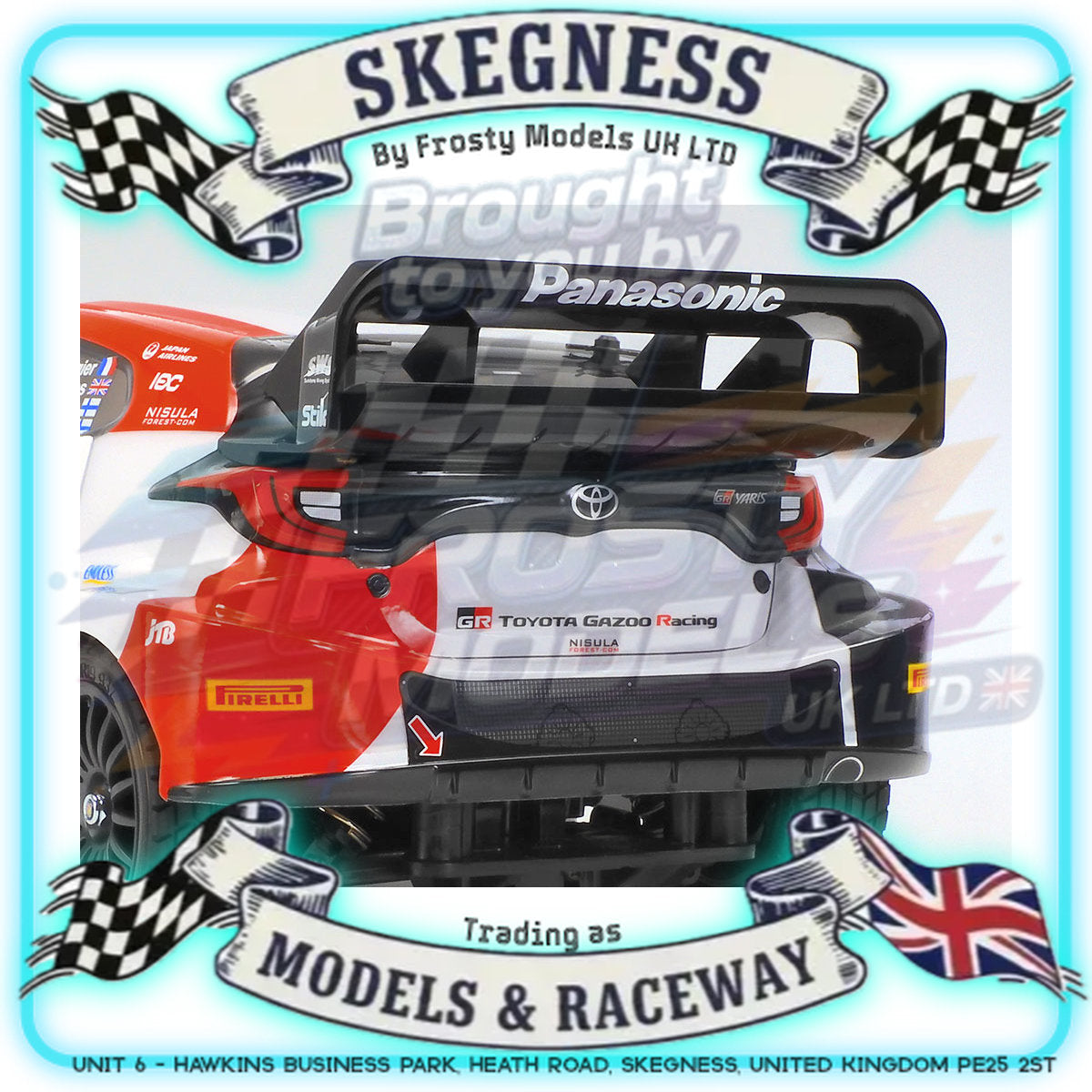Tamiya - 1/10 RC Car Kit Toyota GR Yaris Rally 1 Hybrid (TT02) - 58716 TAMIYA R/C KITS
