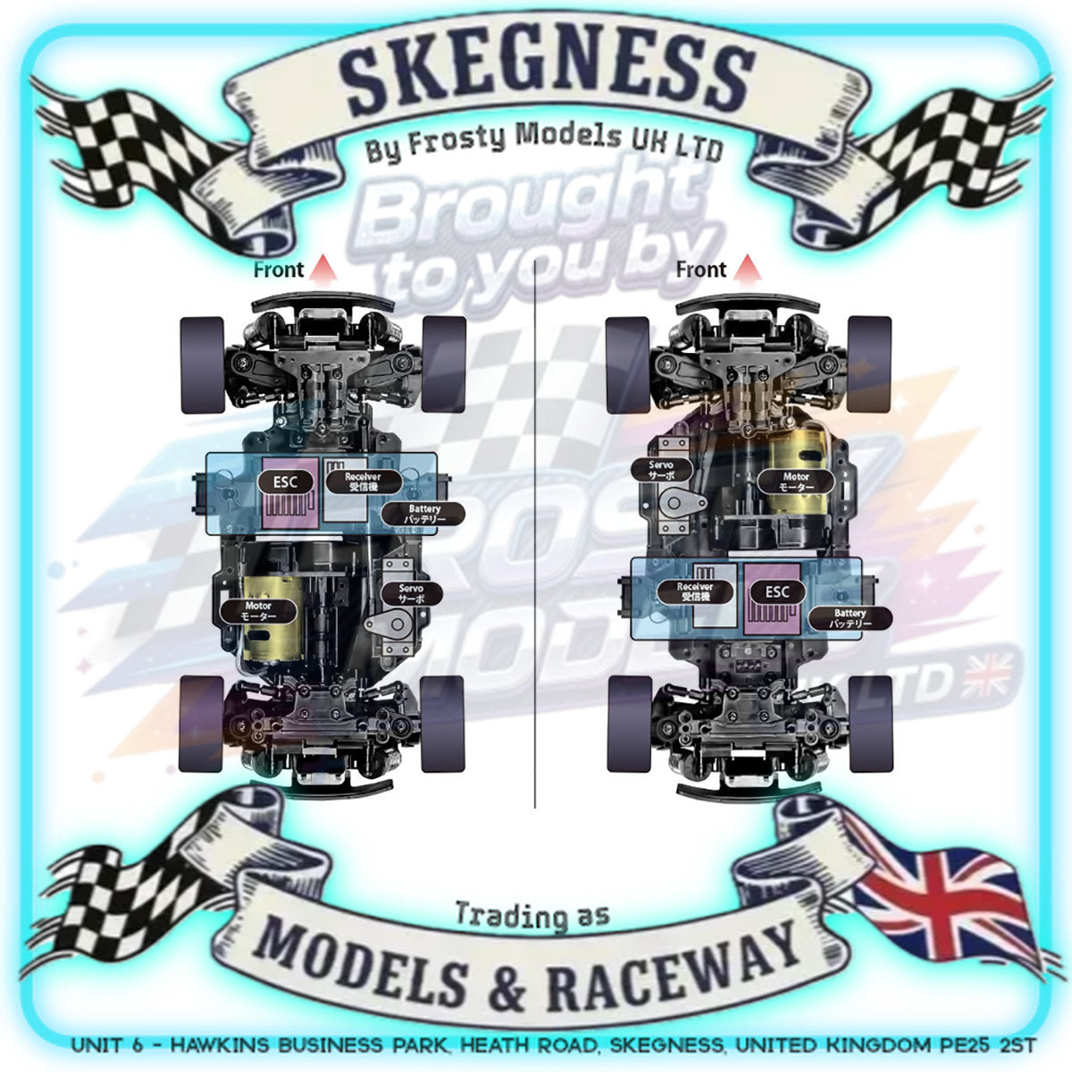 Tamiya - 1/10 RC Car M-Chassis Kit 1000 TCR Berlina Corse (MB01) - 58721 (ESC & Motor Included - Requires Radio, Servo, Battery, Charger, PS Spray & Assembly)