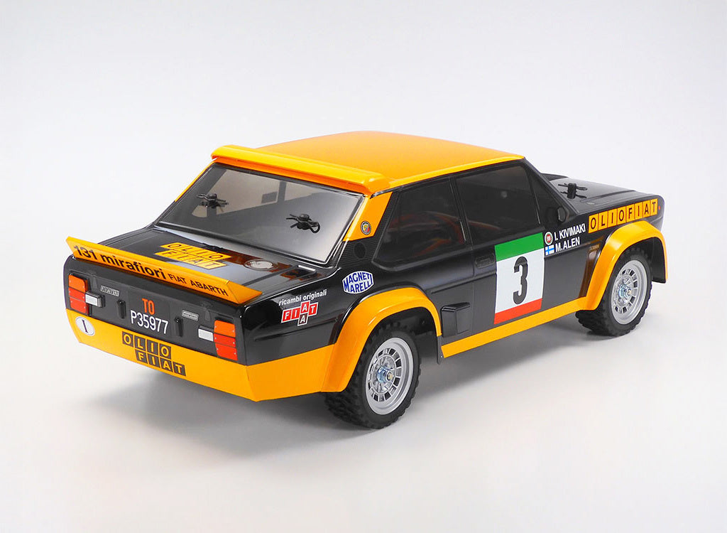 TAMIYA 58723 - Fiat 131 Abarth Rally (MF01X) RC 4WD Car Kit - (Inc's ESC & Motor - Requires Radio Set, Servo, Battery & Charger)