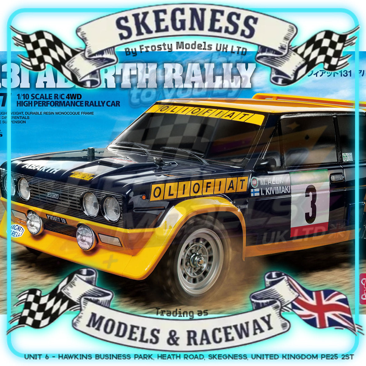 (Discontinued) Tamiya - 1/10 RC Car Kit M-Chassis Fiat 131 Abarth Rally MF-01X - 58723 TAMIYA R/C KITS