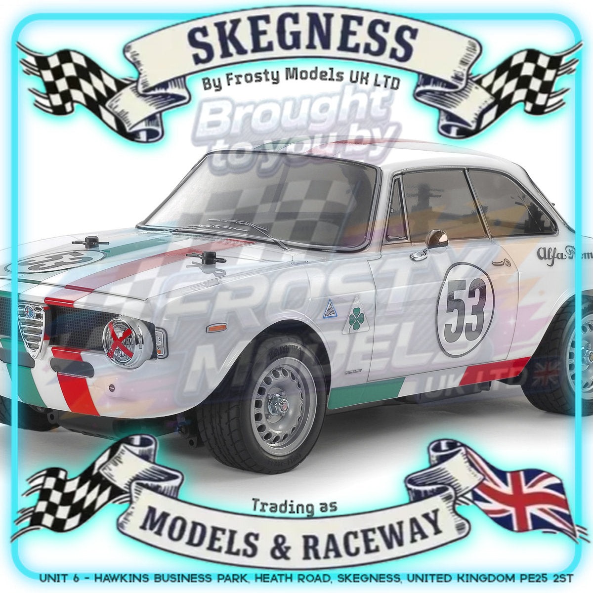 Tamiya - 1/10 RC Car M-Chassis Kit Giulia sprint GTA Club (MB-01) - 58732 (ESC & Motor Included - Requires Radio, Servo, Battery, Charger, PS Spray & Assembly)