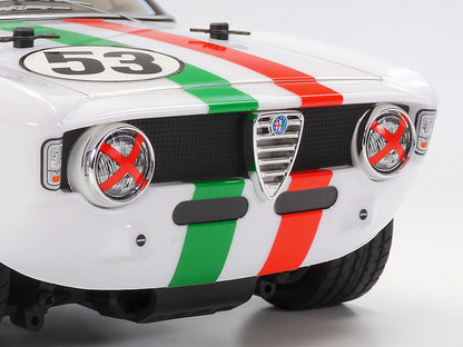 TAMIYA 58732 - RC 1/10 Giulia sprint GTA Club (MB01) Mini FWD/RWD M-CHASSIS CAR (ESC & MOTOR INCLUDED - Requires, Radio/Servo Set, Battery & Charger)