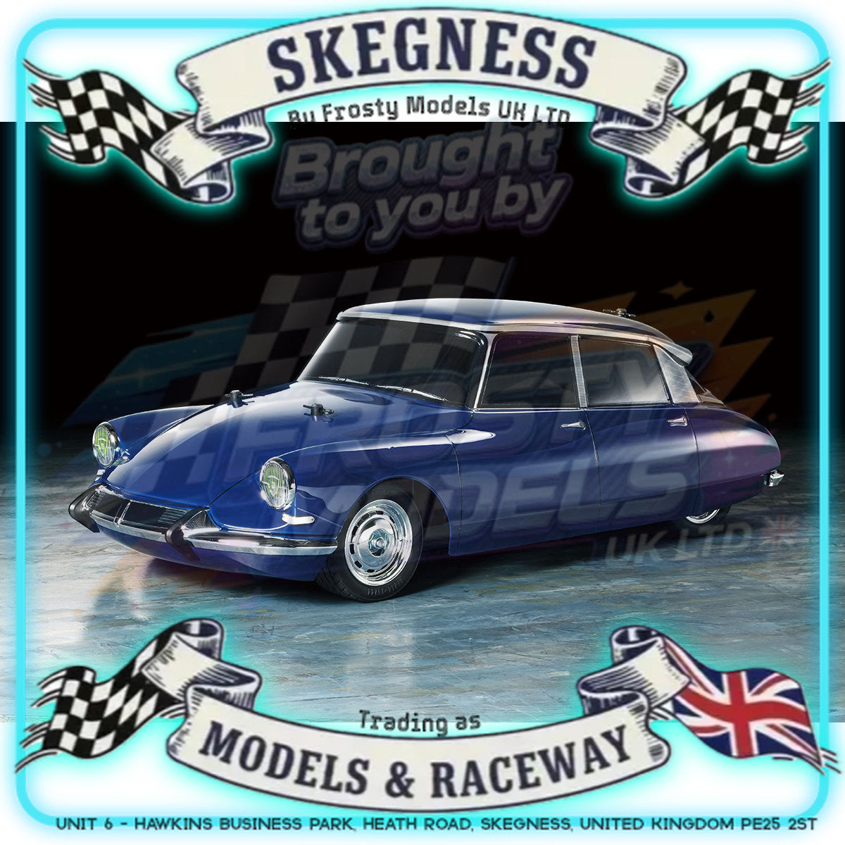 Tamiya - 1/10 RC Car M-Chassis Kit Citroen DS (MB-01) - 58734 (ESC & Motor Included - Requires Radio, Servo, Battery, Charger, PS Spray & Assembly)