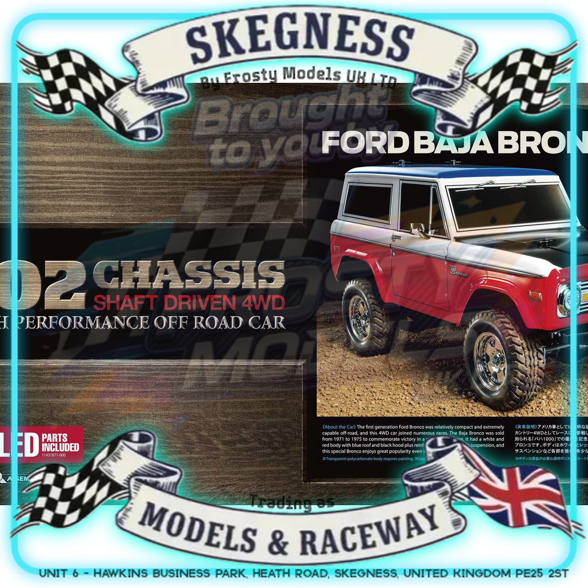 Tamiya - Ford Baja Bronco (CC-02)  - 58736 TAMIYA R/C KITS