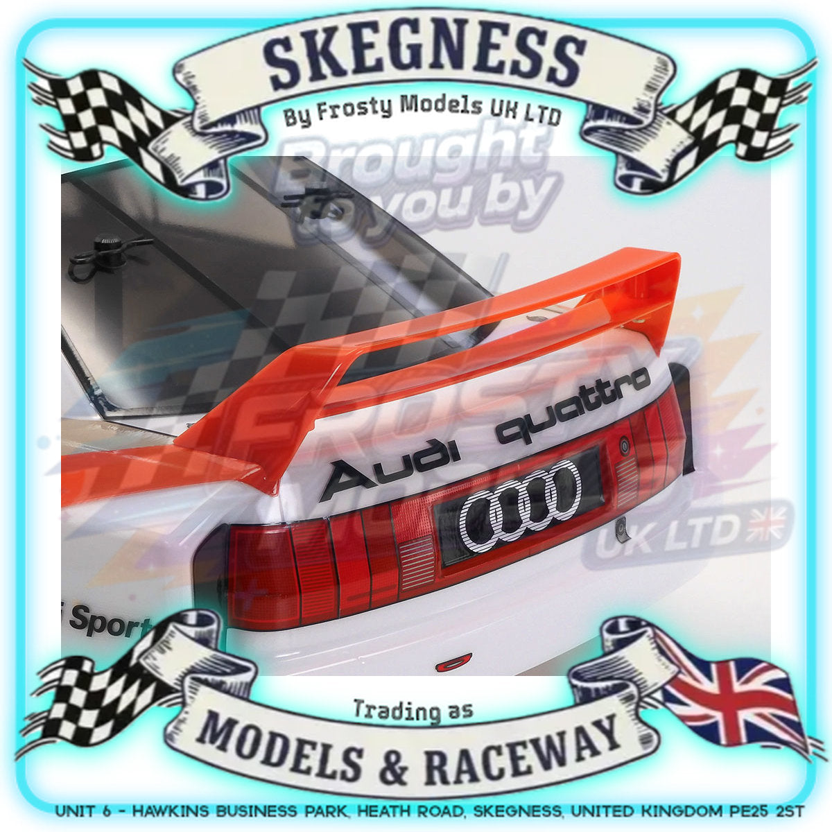 Tamiya - 1/10 RC Car Kit Audi 90 Quattro Racing (TT-02) - 58744 TAMIYA R/C KITS
