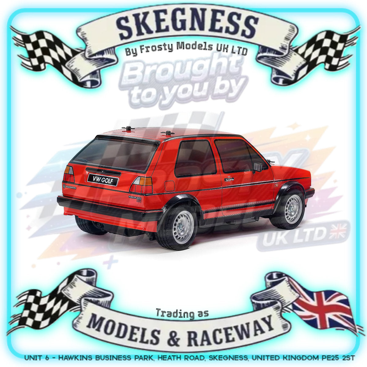 Tamiya - 1/10 RC Car M-Chassis Kit VW Golf II GTI 16V (MB-01) - 58748 (ESC & Motor Included - Requires Radio, Servo, Battery, Charger, PS Spray & Assembly)