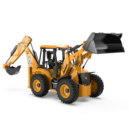 JCB - LOADER BACK HEO 4CX - RC Remote Control Construction 1:20 - E589-003 - Licenced Product (Working Lights & Sounds)