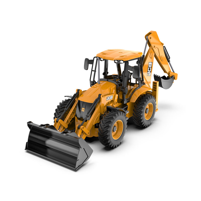 JCB - LOADER BACK HEO 4CX - RC Remote Control Construction 1:20 - E589-003 - Licenced Product (Working Lights & Sounds)