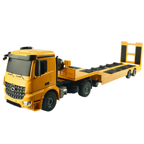 Mercedes Benz - RC Artic Truck & Trailer Construction Car/Machinery Transporter 1/20 - E562-003 (Working Sounds & Lights)