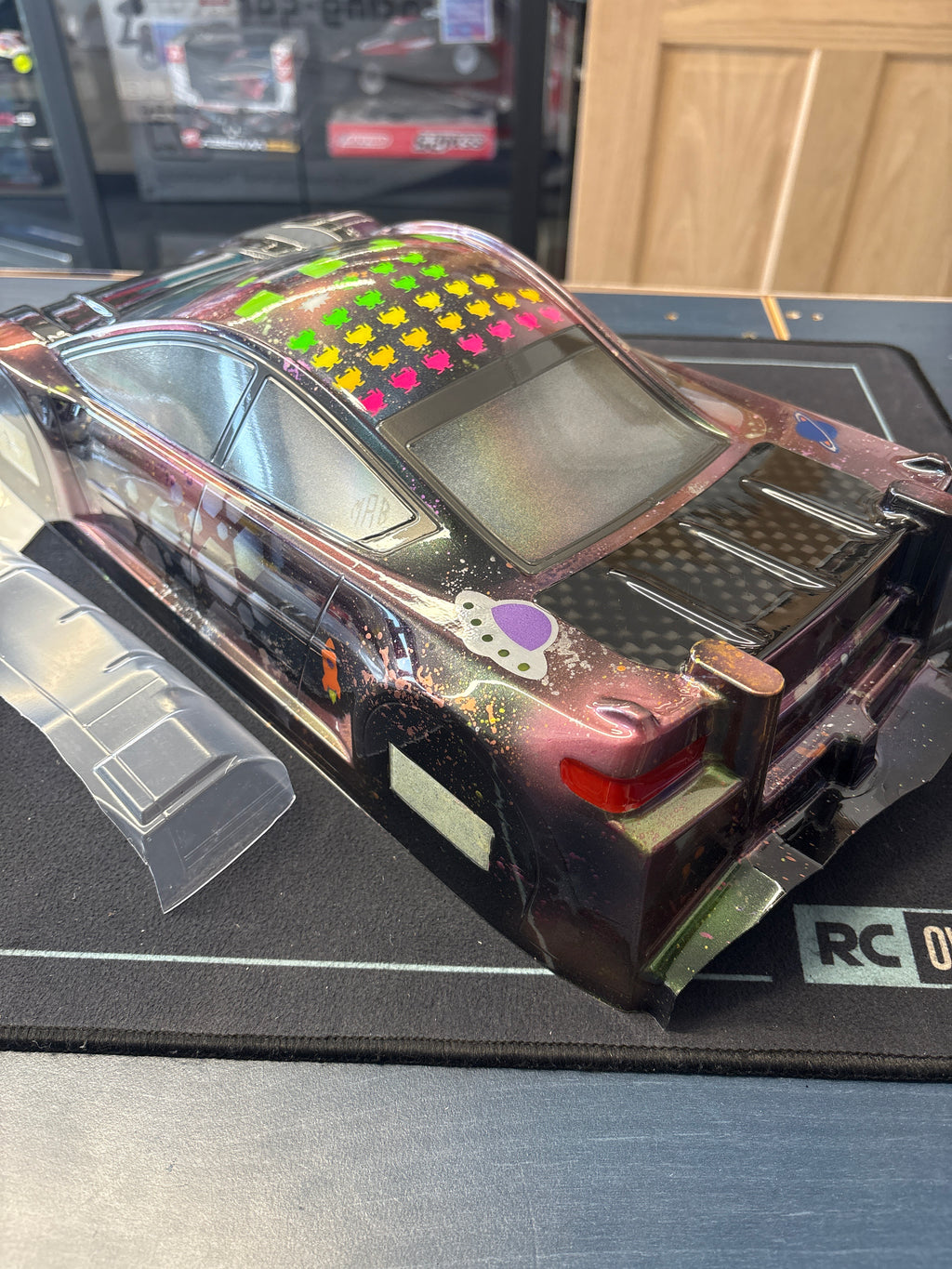 XTREME TWISTER - 1/10 RC CAR - ETS TC BODY SHELL - PRO 100% AIRBRUSHED! UNCUT (GAMER)