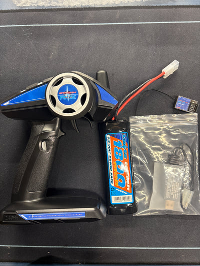 Brand new - Etronix Pulse RC Radio Set Combo ET1107, RC 1800mah Car battery & charger deal