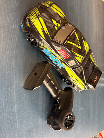 FTX (used once) - HAVOK RC CAR PICKUP TRUCK 1/14 SCALE 4WD ON DRIFT TYRES - RTR Green (needs battery charger)