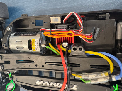 Used - Tamiya TT01E Audi R8 1/10 RC Car - with ESC, Motor, Bearings, Alloy Prop, Digital Servo (needs Radio, Battery & Charger)