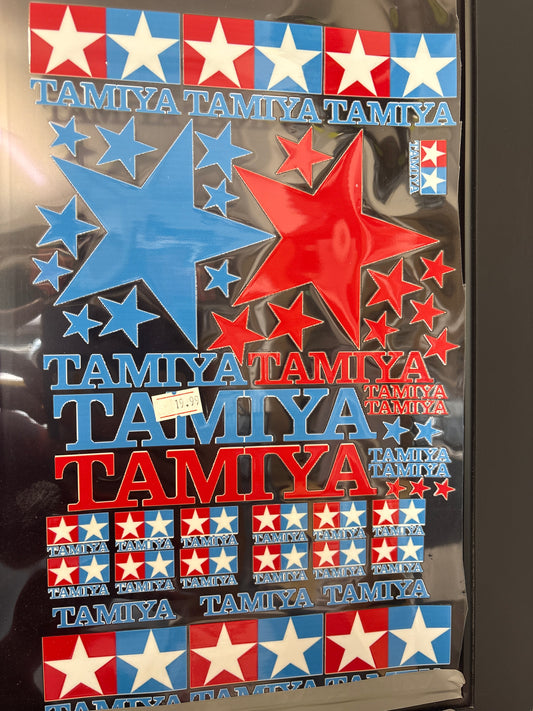 Tamiya - UV Sticker Decal Sheet - A4 Clear (Stars and Logos) FM1