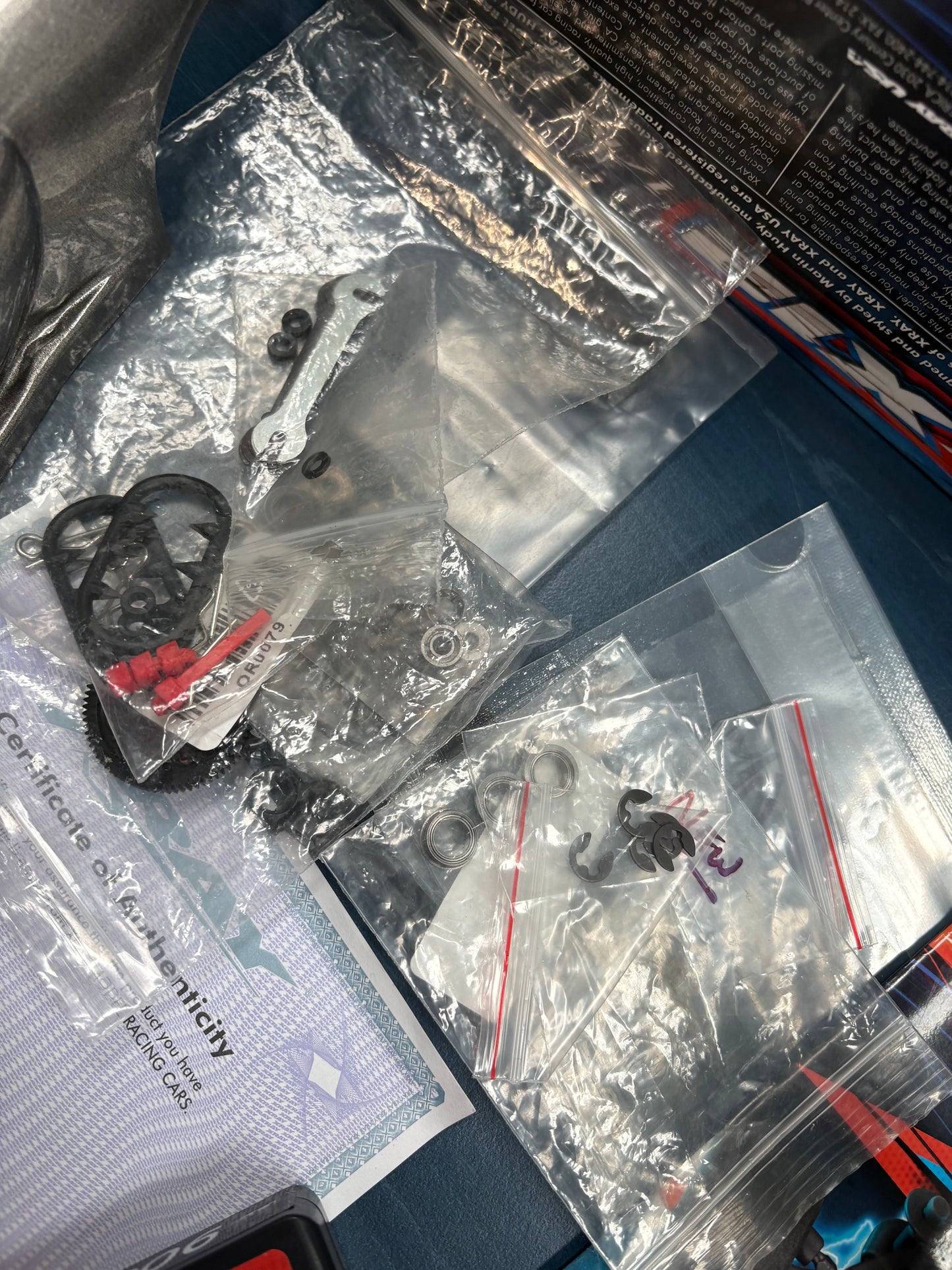 Used - Xray X12 2017 - With 1S ESC, 13.5T Motor, Micro Servo, LMGT3 Body & Spares