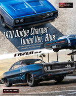KYOSHO - RC Car Fazer FZ02 (L) Dodge Charger 1970 Blue 1/10 RTR Readyset - K.34475T1B (Just add Battery & Charger) Ultra Scale Body - Clip-less Body (optional flip lights available)