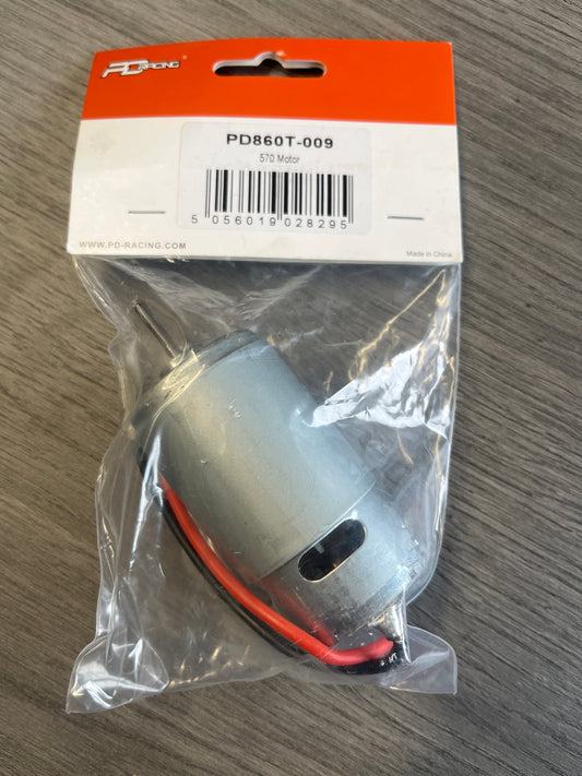 PD RACING SPARES - 1/10TH TK10 & TR10 - 570 Size Brushed Motor - PD860T-009