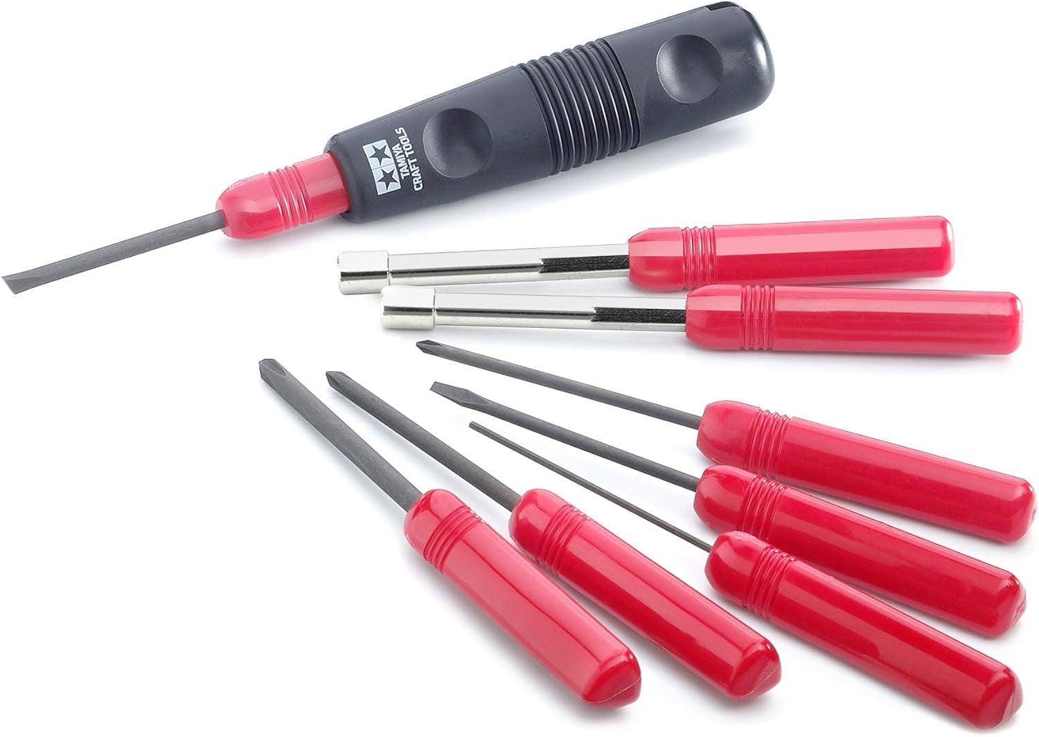 Tamiya - RC Builder's 8pc Screwdriver Set & Case - Small Set - 74023
