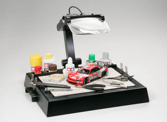 Tamiya - Work Stand with Magnifying Lens & LED Lights - 74064 TAMIYA TOOLS & ACCES