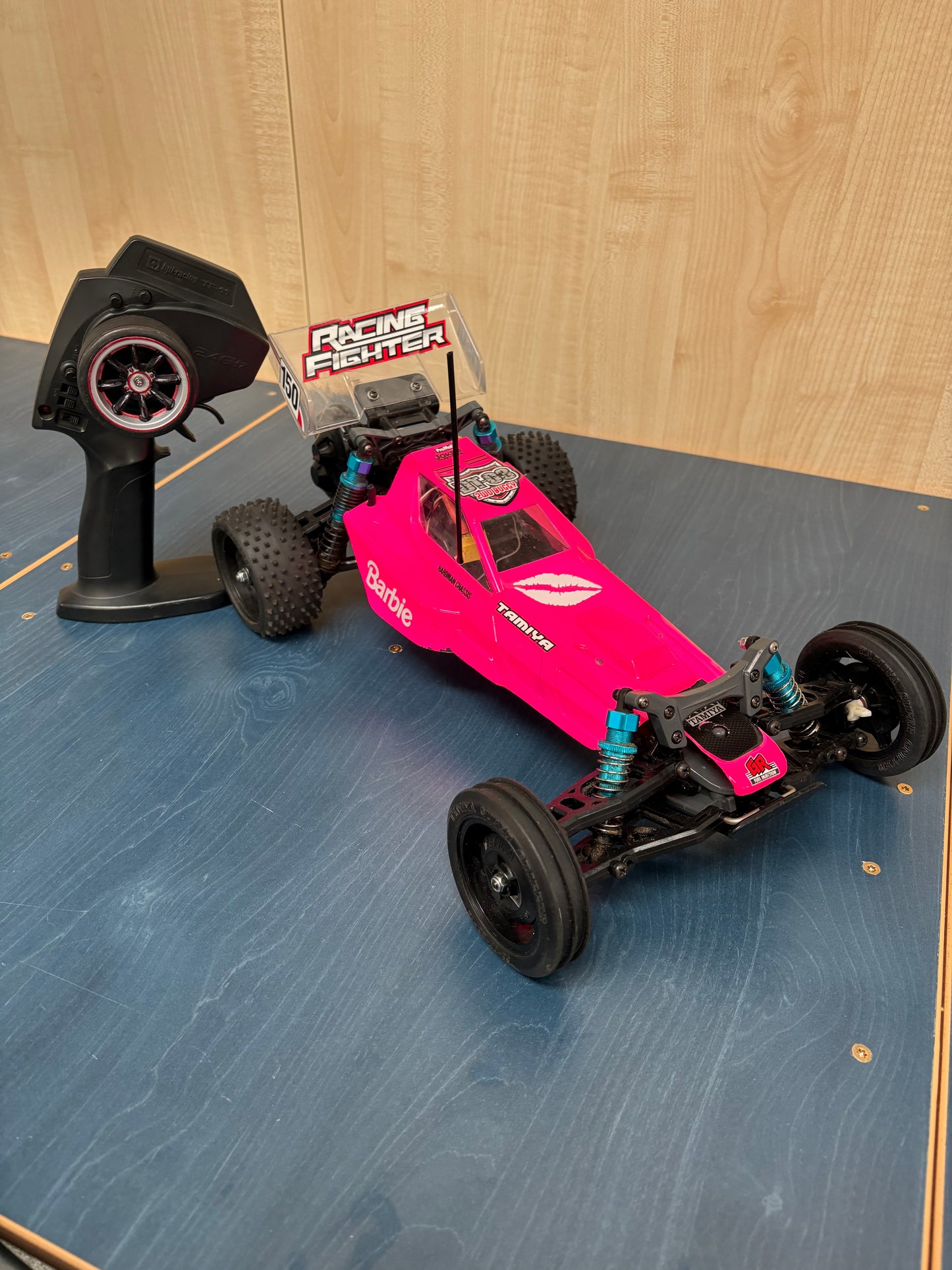Tamiya DT03 - Neo Fighter RWD 1/10 RC Racing Buggy (Barbie) - Just add Battery & Charger to Complete