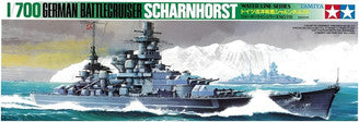 Tamiya - 1/700 German Battle Cruiser Scharnhorst - 77518 TAMIYA 1/700 SHIPS