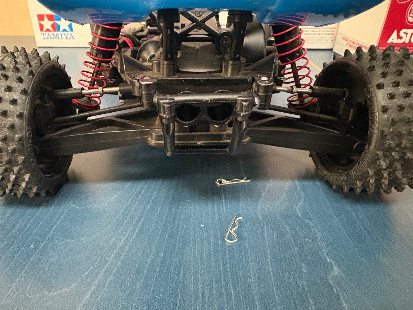 Used - TAMIYA 58697  - RC ASTUTE 2022 (TD2) - 1/10 Pro RC 2WD BUGGY PINK/BLUE(Comes with Motor & ESC - Needs Radio, Servo, Battery, Charger & ESC)