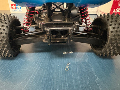 Used - TAMIYA 58697  - RC ASTUTE 2022 (TD2) - 1/10 Pro RC 2WD BUGGY PINK/BLUE(Comes with Motor & ESC - Needs Radio, Servo, Battery, Charger & ESC)