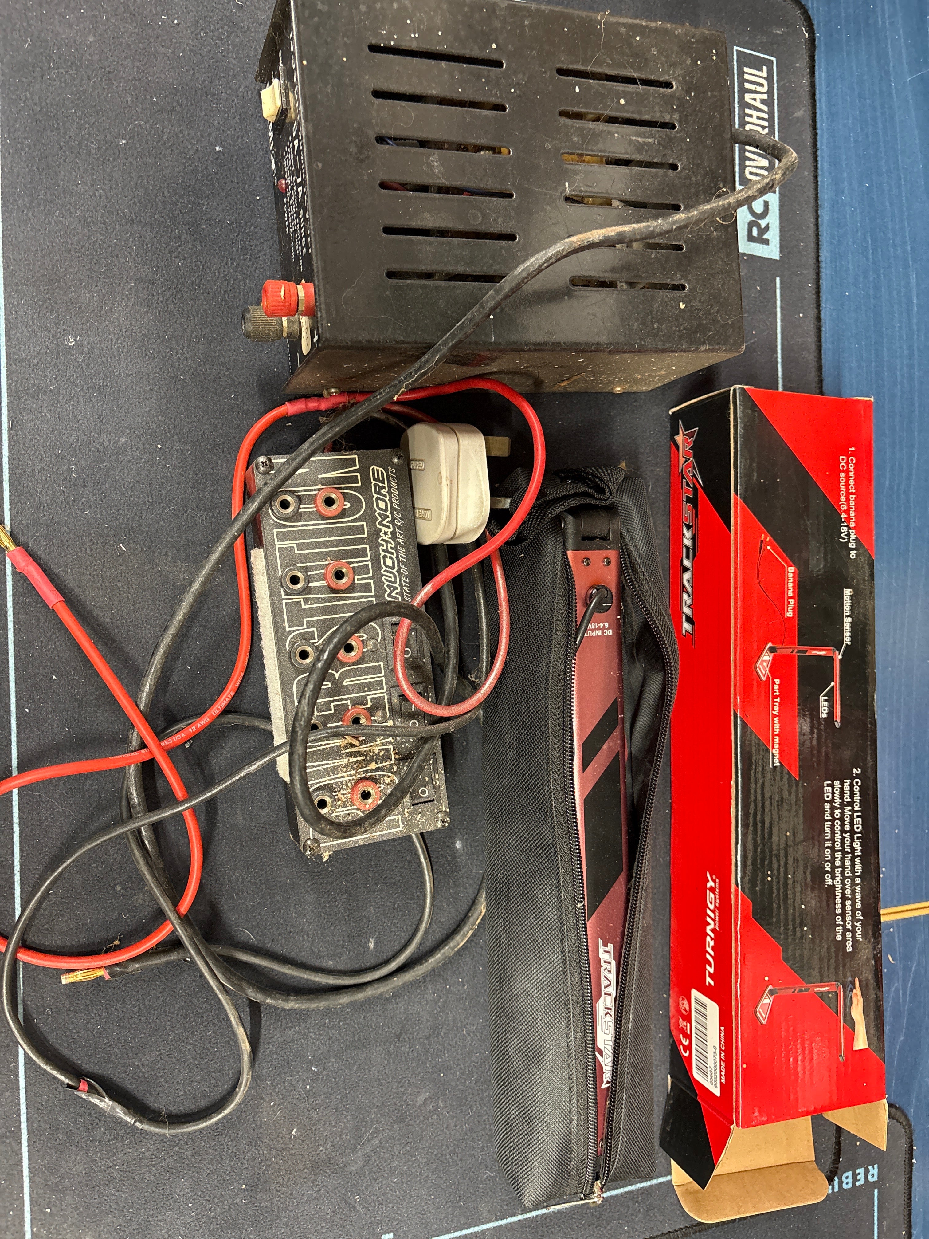 Used electrics untested - 12v power supply, light and power board