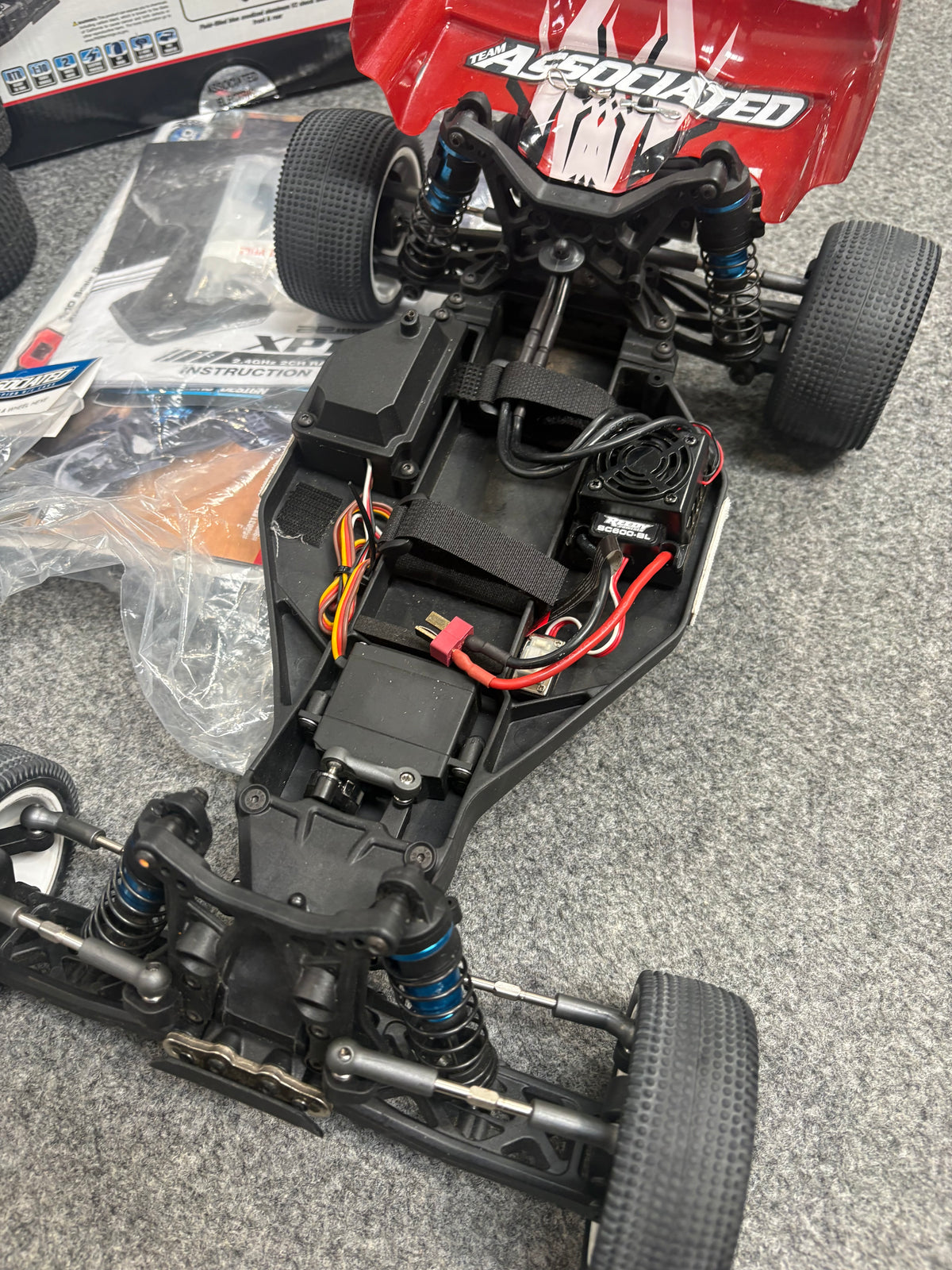 Used - Team Associated RB10 Brushless 2WD 1/10 RC Buggy - Just add Radio, battery & Charger to complete - only ever driven indoor on our raceway