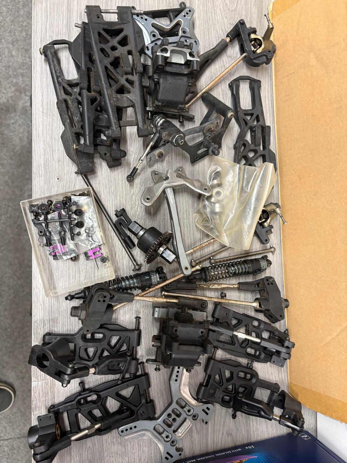 Used - 1/8 Cen Racing Truggy Components - Project Car