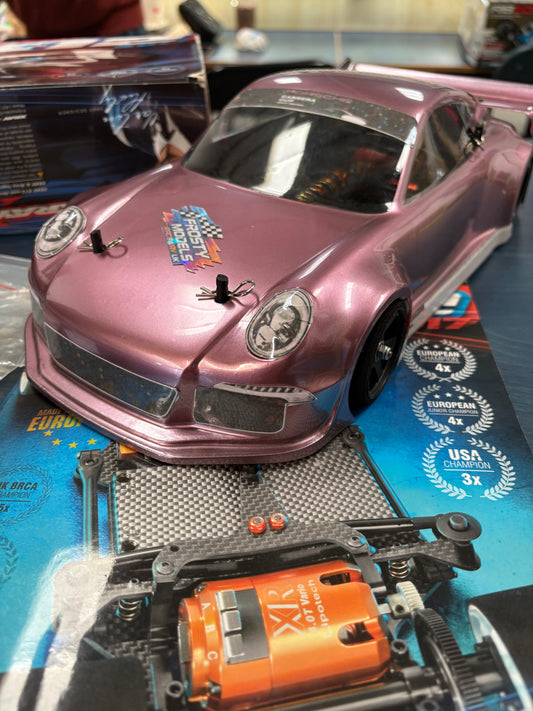 Used - Xray X12 2017 - With 1S ESC, 13.5T Motor, Micro Servo, LMGT3 Body & Spares