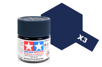 Tamiya - Acrylic Mini X-3 Royal Blue - 81503 TAMIYA MINI ACRYLIC