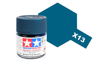 Tamiya - Acrylic Mini X-13 Metallic Blue - 81513 TAMIYA MINI ACRYLIC