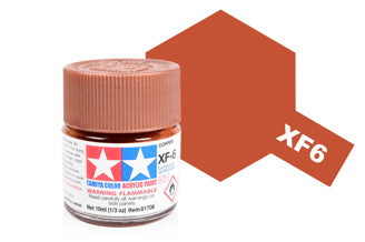 Tamiya - Acrylic Mini XF-6 Copper - 81706 TAMIYA MINI ACRYLIC