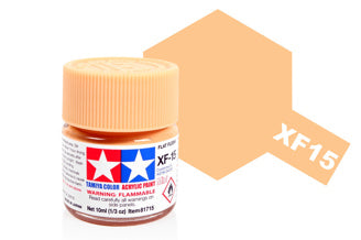 Tamiya - Acrylic Mini XF-15 Flat Flesh - 81715 TAMIYA MINI ACRYLIC
