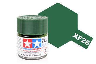 Tamiya - Acrylic Mini XF-26 Deep Green - 81726 TAMIYA MINI ACRYLIC
