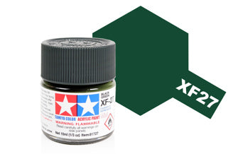Tamiya - Acrylic Mini XF-27 Black Green - 81727 TAMIYA MINI ACRYLIC