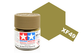 Tamiya - Acrylic Mini XF-49 Khaki - 81749 TAMIYA MINI ACRYLIC