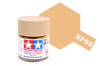Tamiya - Acrylic Mini XF-59 Desert Yellow - 81759 TAMIYA MINI ACRYLIC