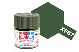 Tamiya - Acrylic Mini XF-67 NATO Green - 81767 TAMIYA MINI ACRYLIC