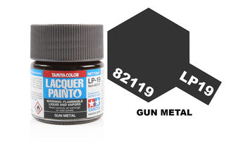 Tamiya - LP-19 Gun Metal - 82119 TAMIYA LP PAINT