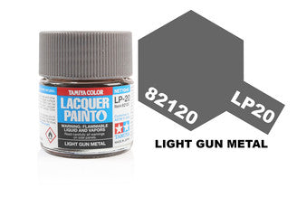 Tamiya - LP-20 Light Gun Metal - 82120 TAMIYA LP PAINT