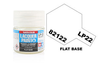 Tamiya - LP-22 Flat Base - 82122 TAMIYA LP PAINT