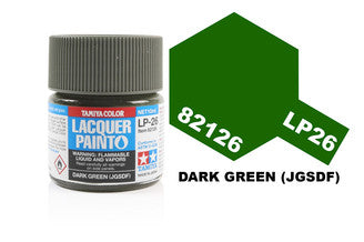 Tamiya - LP-26 Dark Green (JGSDF) - 82126 TAMIYA LP PAINT