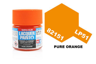 Tamiya - LP-51 Pure Orange - 82151 TAMIYA LP PAINT