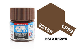 Tamiya - LP-59 NATO Brown - 82159 TAMIYA LP PAINT