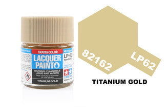 Tamiya - LP-62 Titanium Gold - 82162 TAMIYA LP PAINT