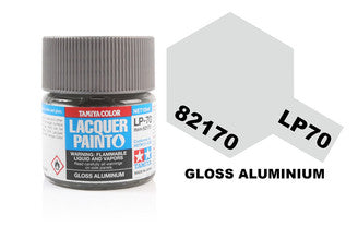 Tamiya - LP-70 Gloss Aluminium - 82170 TAMIYA LP PAINT