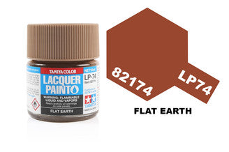 Tamiya - LP-74 Flat Earth - 82174 TAMIYA LP PAINT