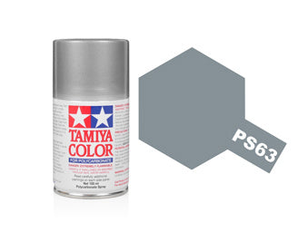 Tamiya - PS63 BRIGHT GUN METAL LEXAN SPRAY PAINT FOR RC CAR BODIES